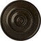 Ekena Millwork Dylar Ceiling Medallion (Fits Canopies up to 6 1/4"), 30"OD x 2 1/4"P, Stone Hearth Crackle CM30DYSHC - alternate 1